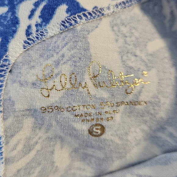 Lilly Pulitzer On A Roll Pullover Waverly Lobster Top 3/4 Sleeves S - Picture 4 of 8